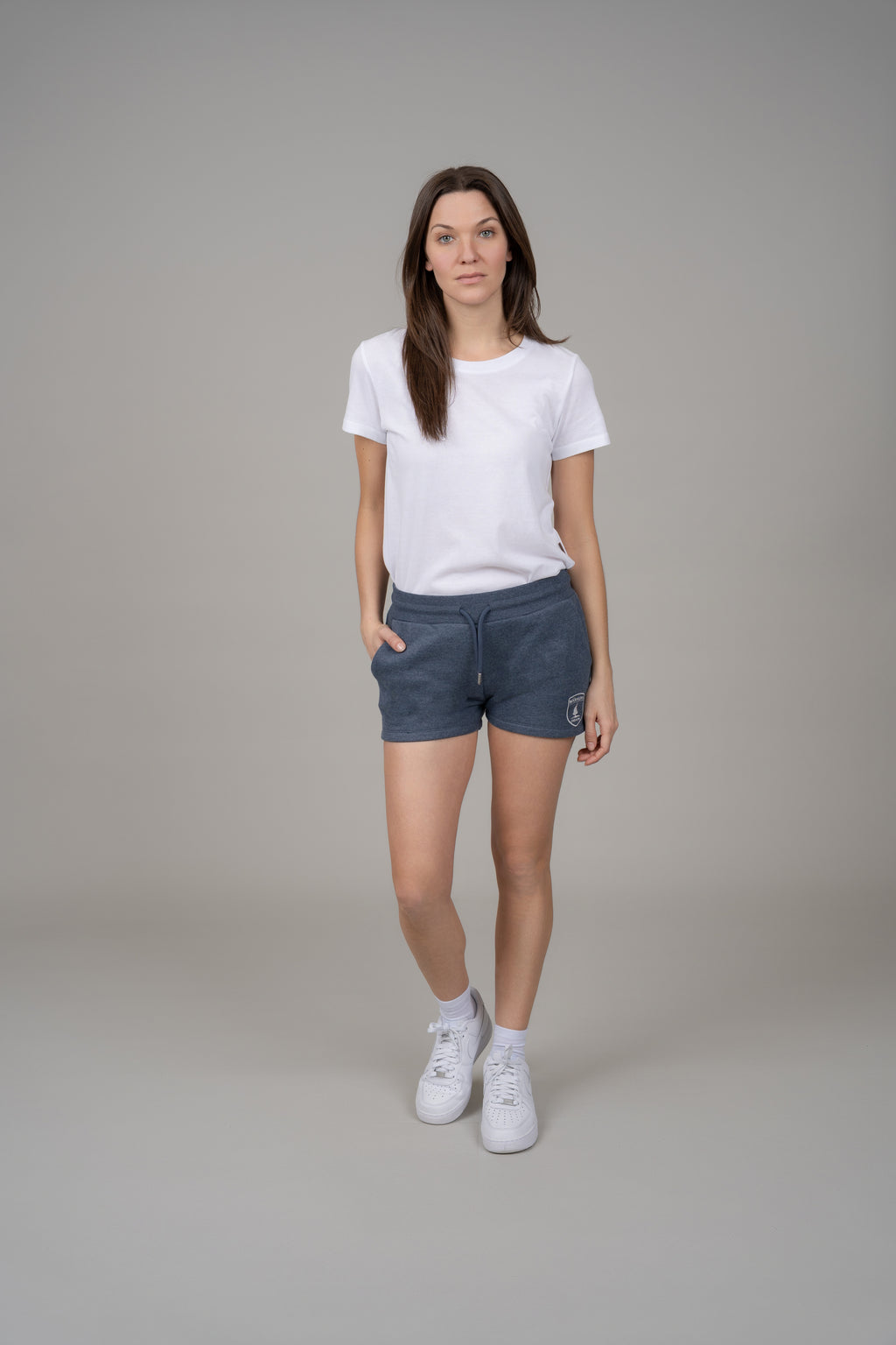 Florence Fleece Short in Navy