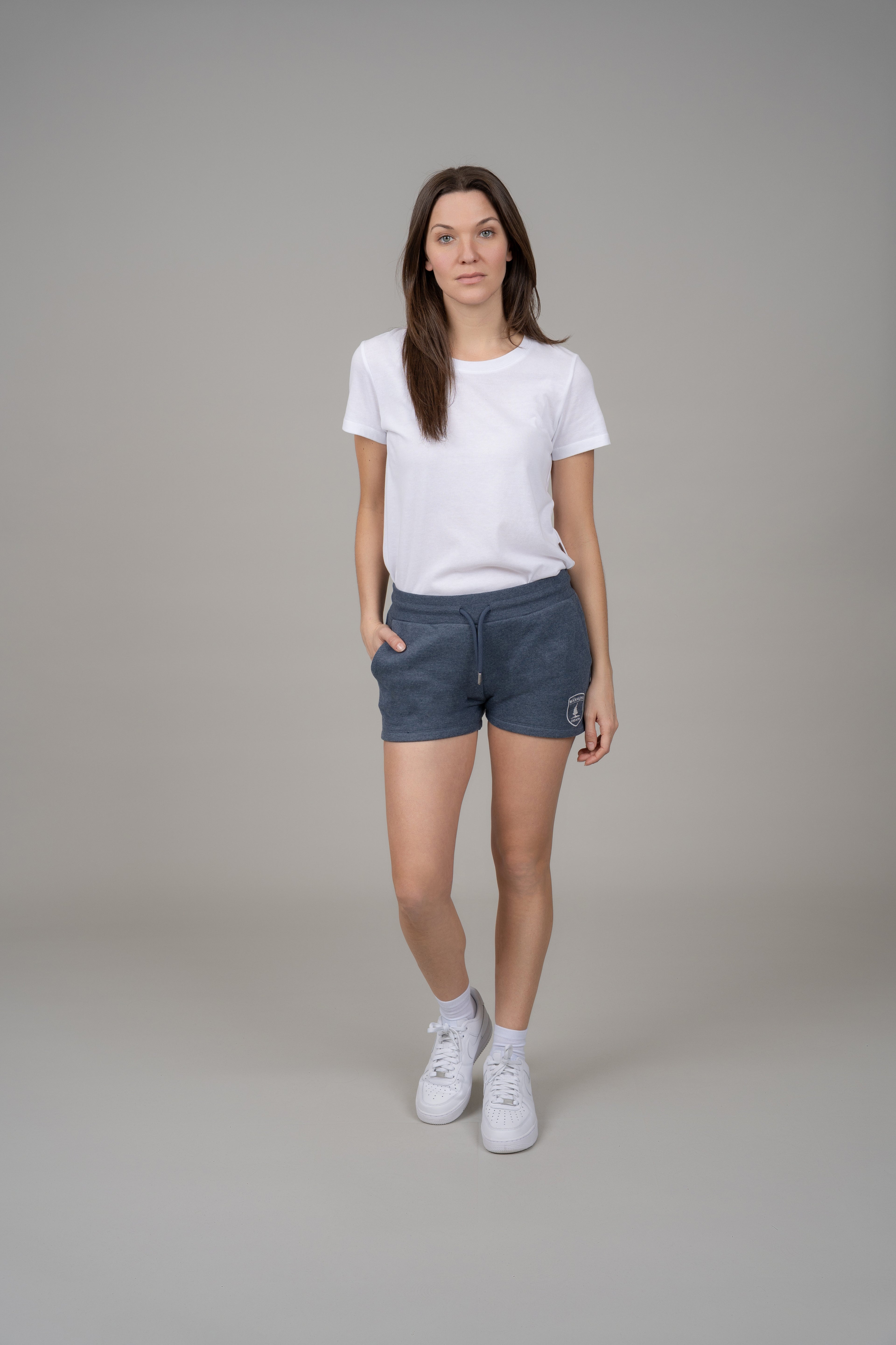 Florence Fleece Short in Navy