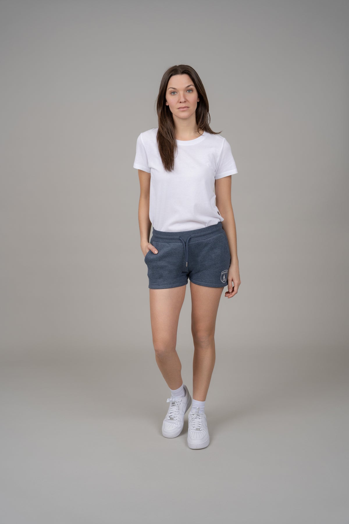 Florence Fleece Short in Navy