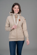 Hera Fawn Full-Zip Hoodie