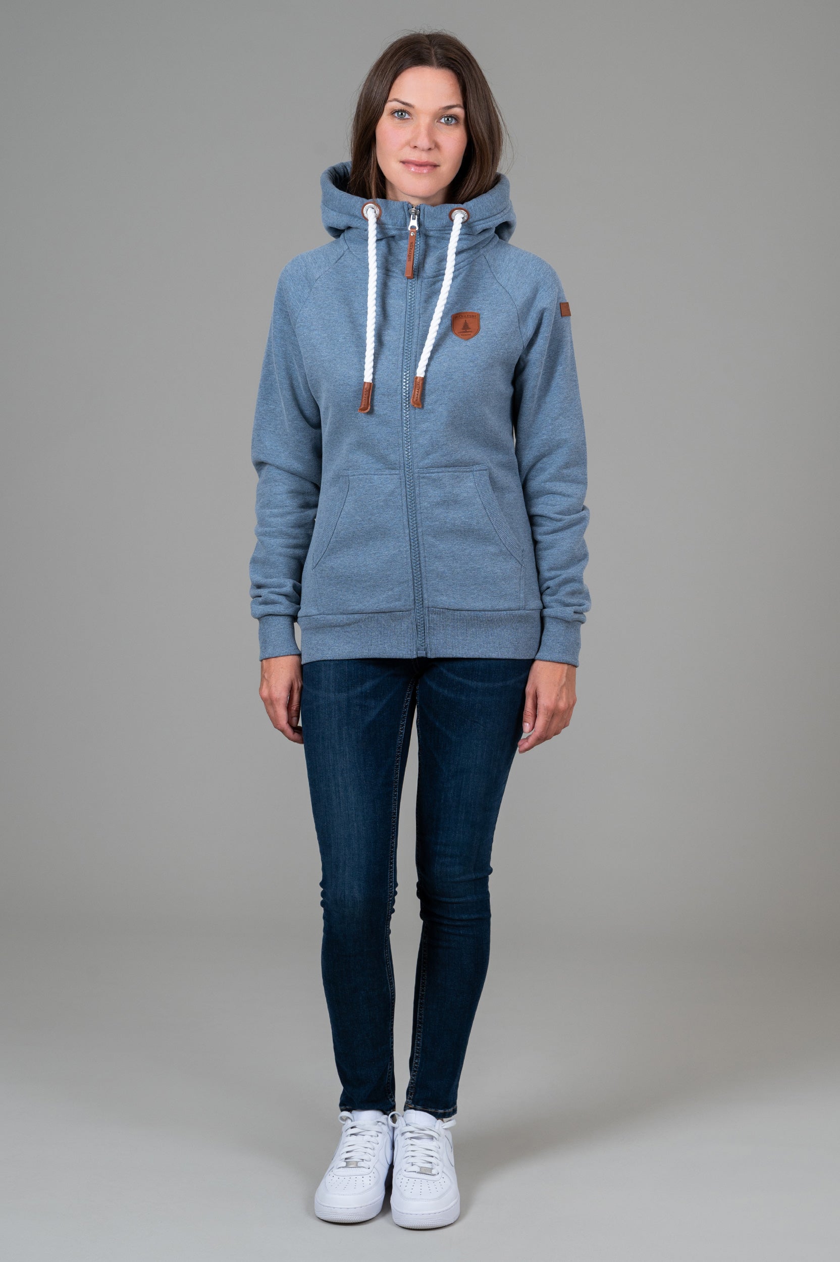 Hera Heather Blue Full-Zip Hoodie Secondary image