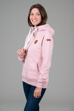 Hera Heather Pink Full-Zip Hoodie