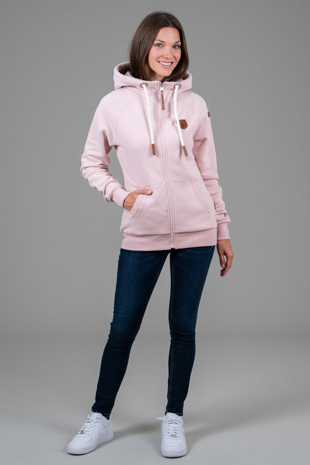 Hera Sepia Rose Full-Zip Hoodie