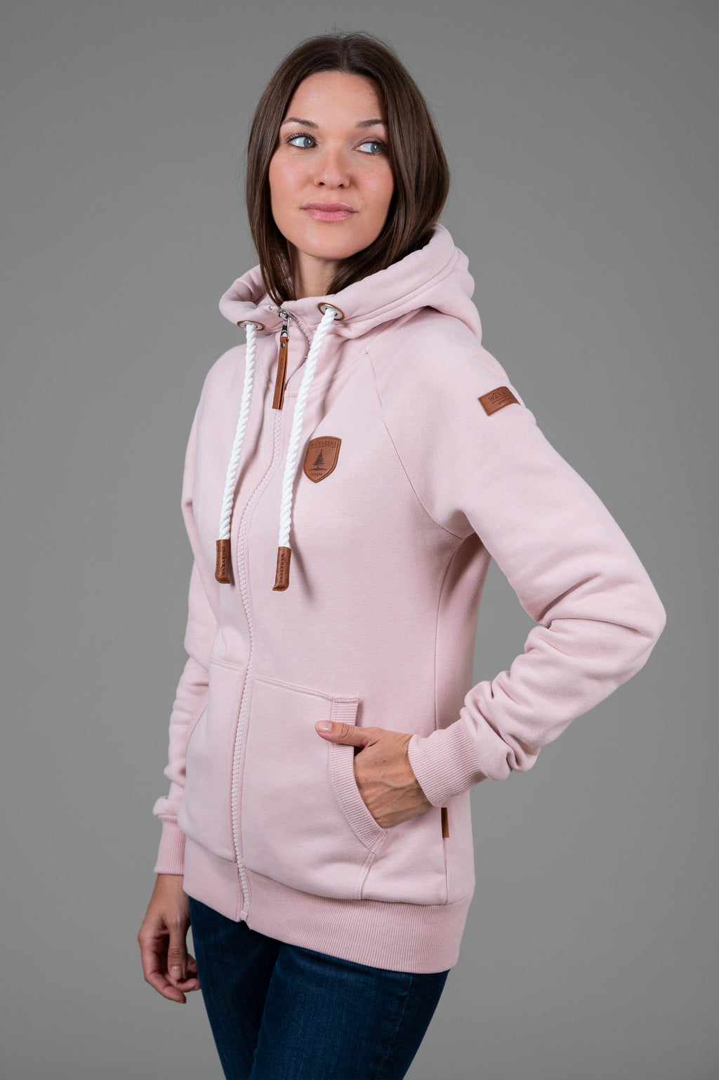 Hera Sepia Rose Full-Zip Hoodie