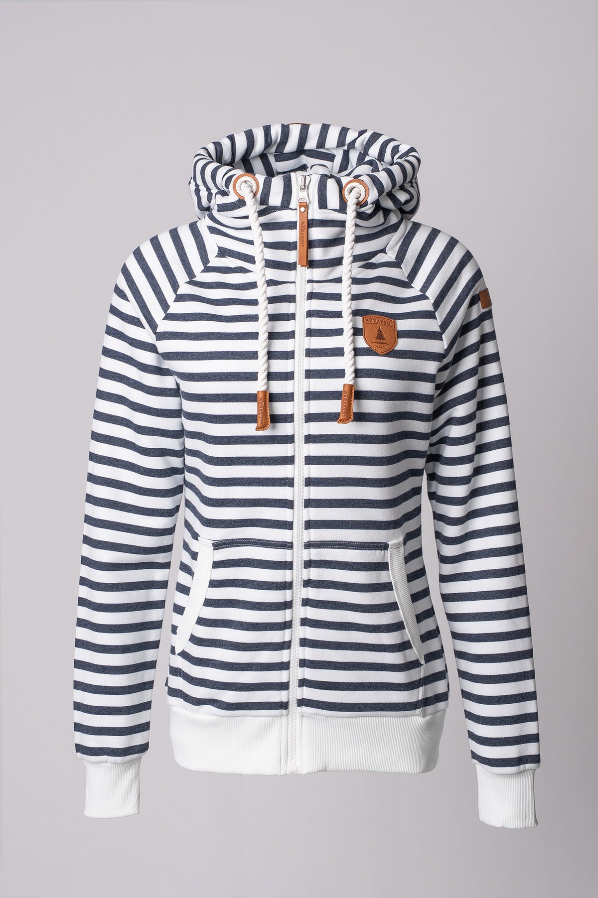 Hera Stripe Full-Zip Hoodie