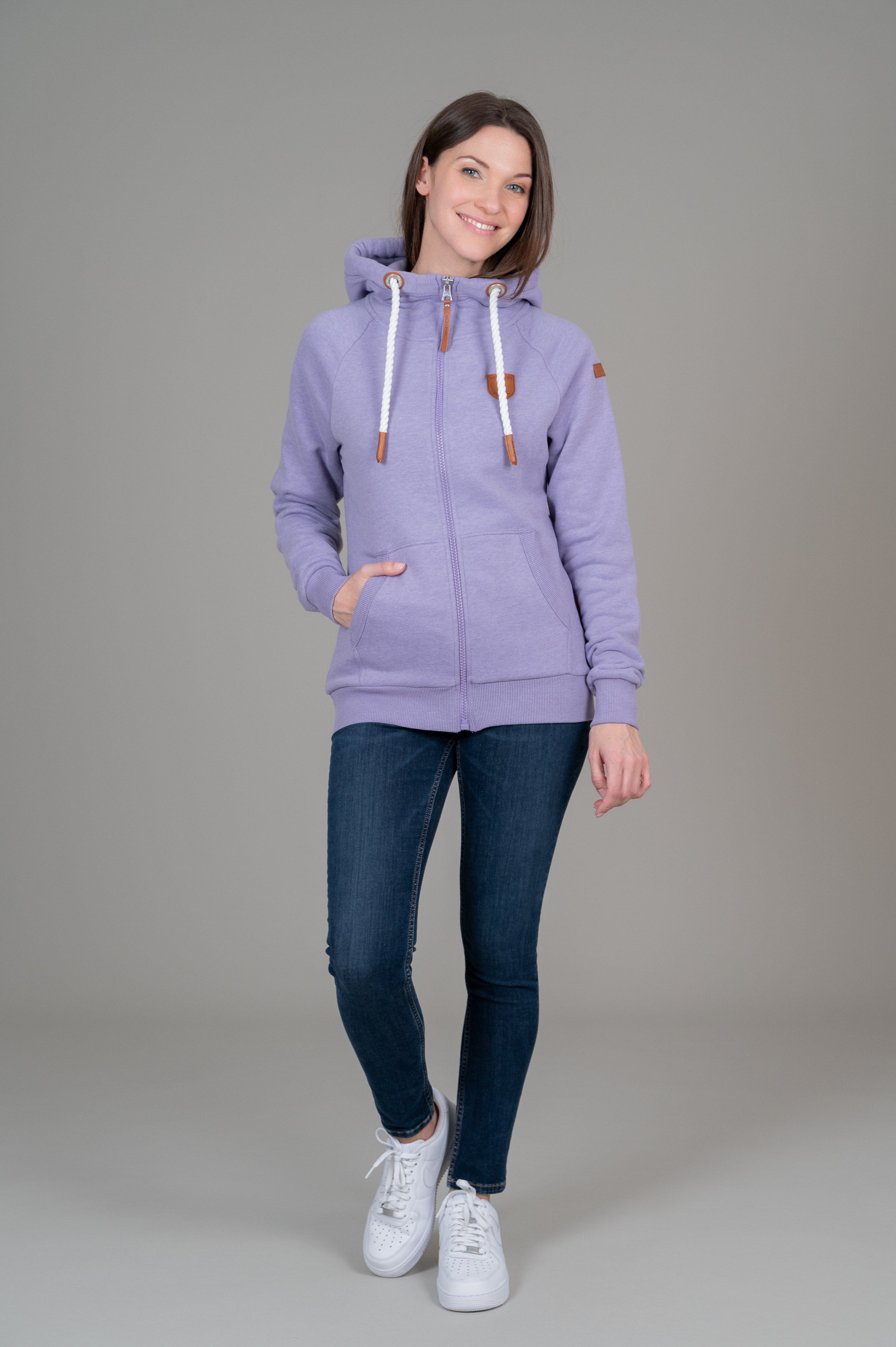 Hera Lavender Full-Zip Hoodie