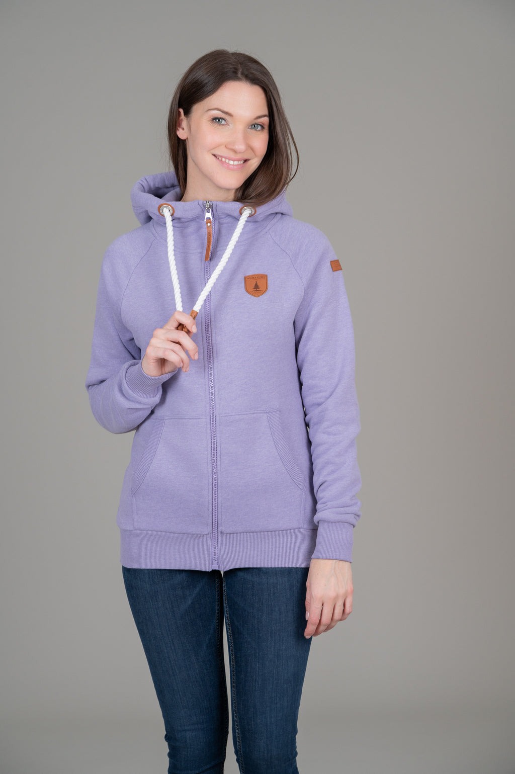 Hera Lavender Full-Zip Hoodie
