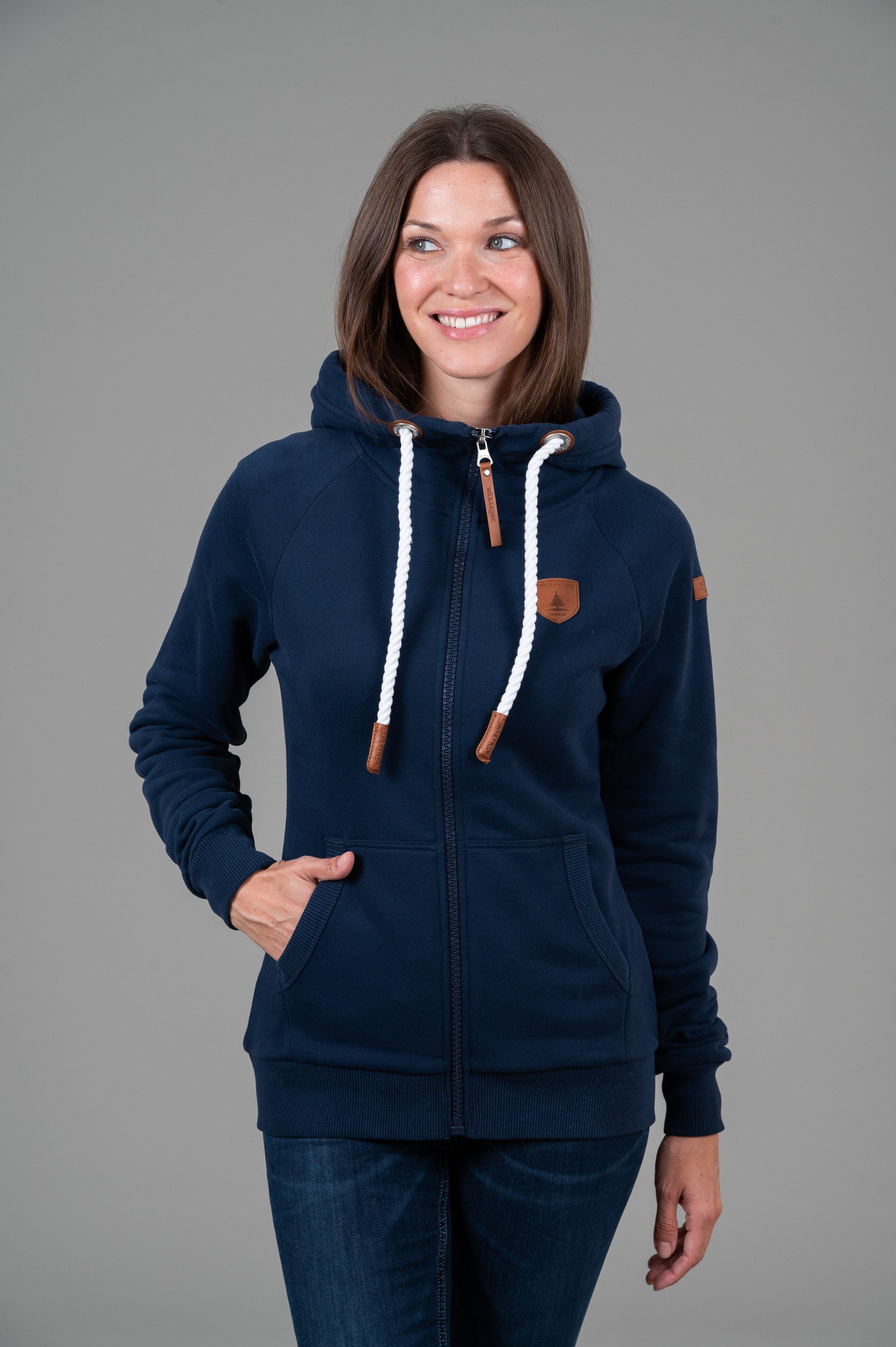 Hera Oxford Blue Full-Zip Hoodie Main image