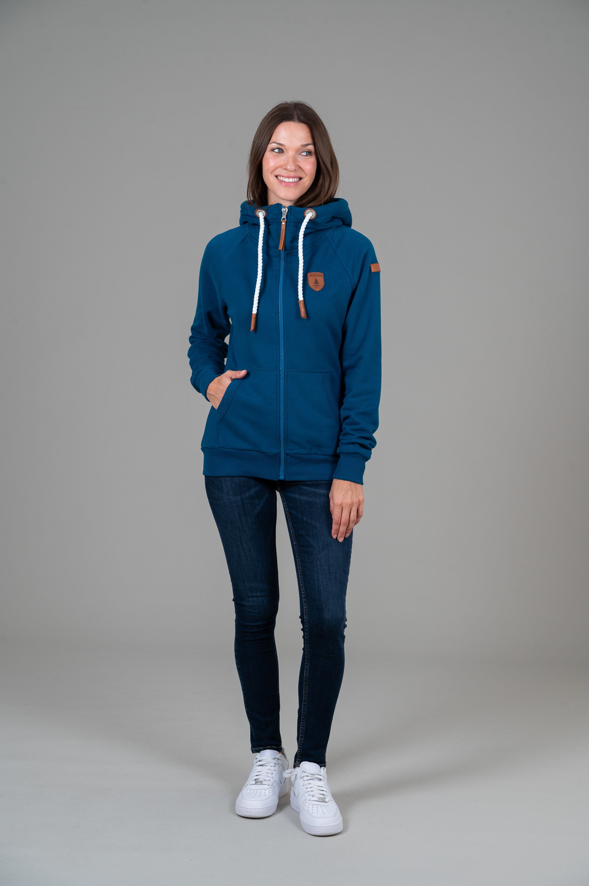 Hera Real Teal Full-Zip Hoodie Secondary image