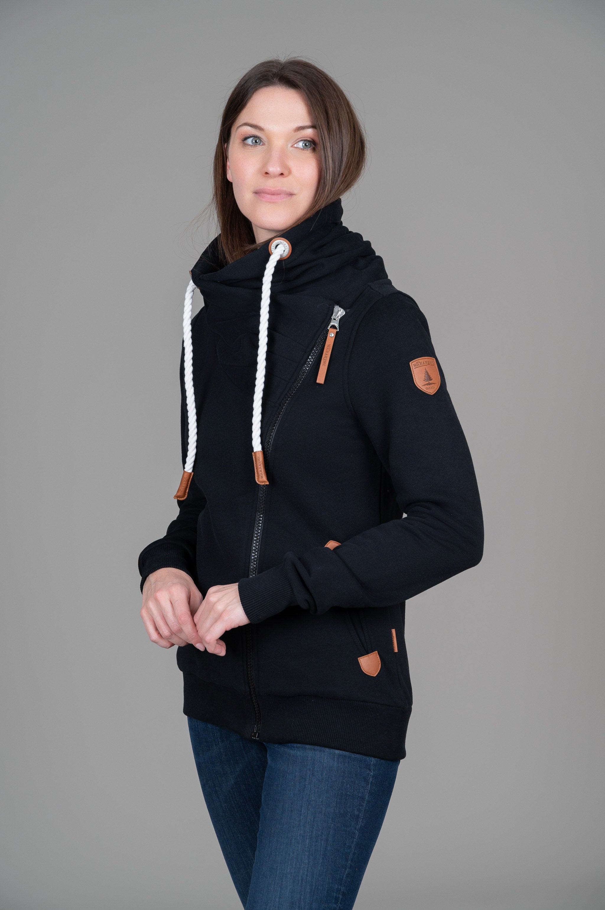Hestia Black Full-Zip Sweatshirt Main image