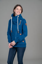 Hestia Dark Duck Full-Zip Sweatshirt
