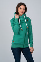 Hestia Duck Egg Green Full-Zip Sweatshirt