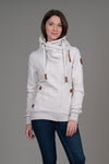 Hestia Heather Oatmeal Full-Zip Sweatshirt