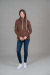 Hestia Mahogany Full-Zip Sweatshirt