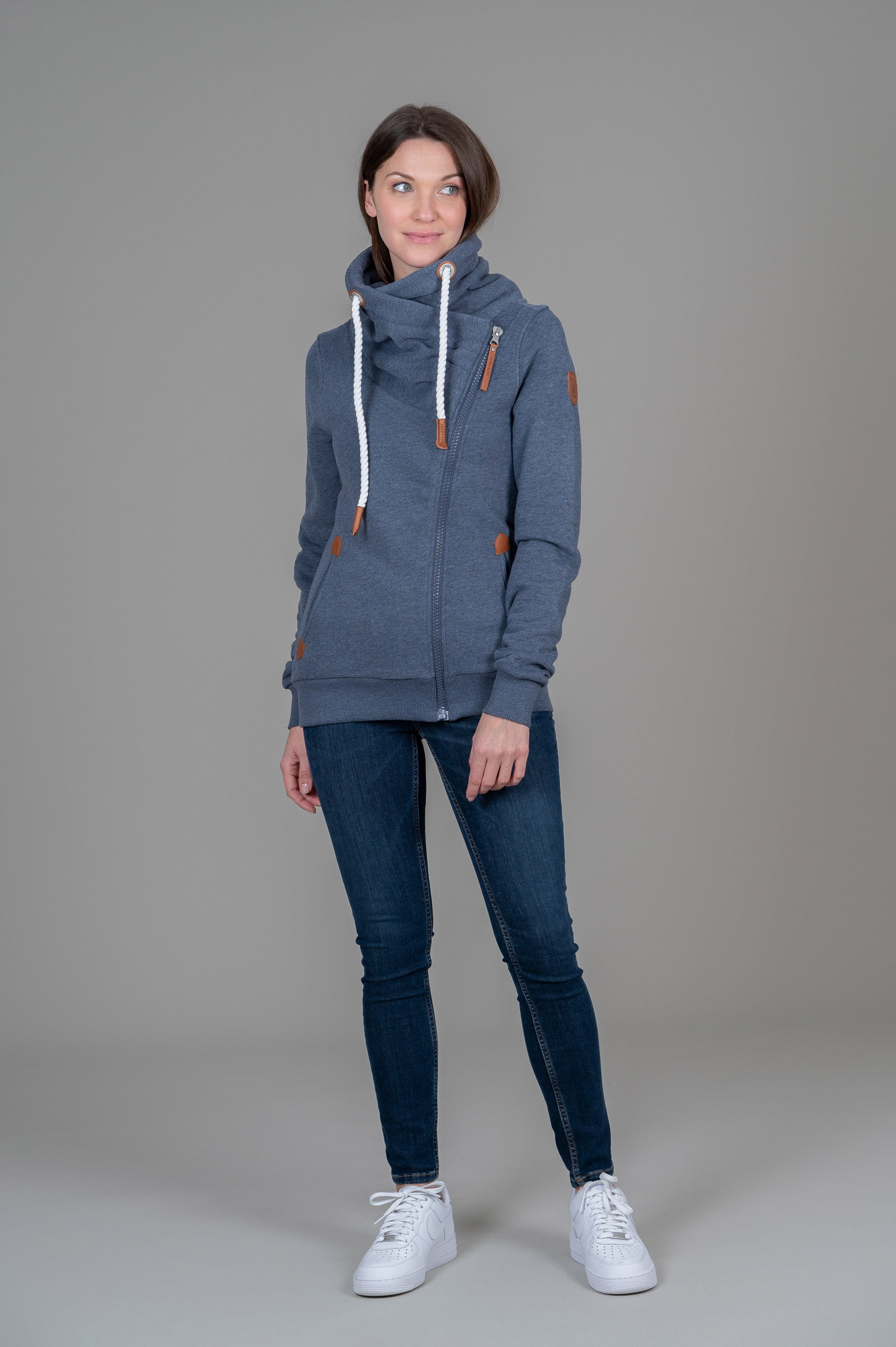 Hestia Navy Full-Zip Sweatshirt Secondary image