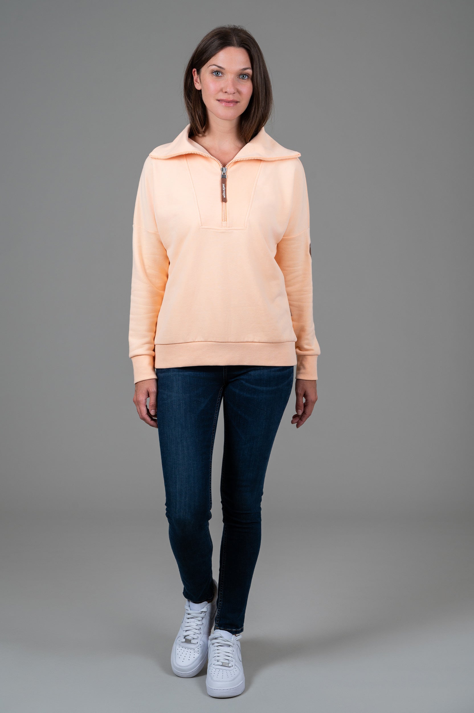 Padma Peach Half-Zip Sweatshirt Secondary image