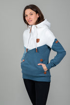 Roxy Indigo Fade Mix Half-Zip Hoodie