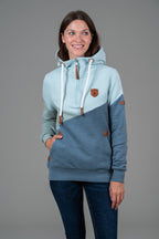Roxy Capri Blue Mix Half-Zip Hoodie