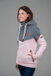 Roxy Sepia Rose Mix Half-Zip Hoodie