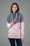 Roxy Sepia Rose Mix Half-Zip Hoodie