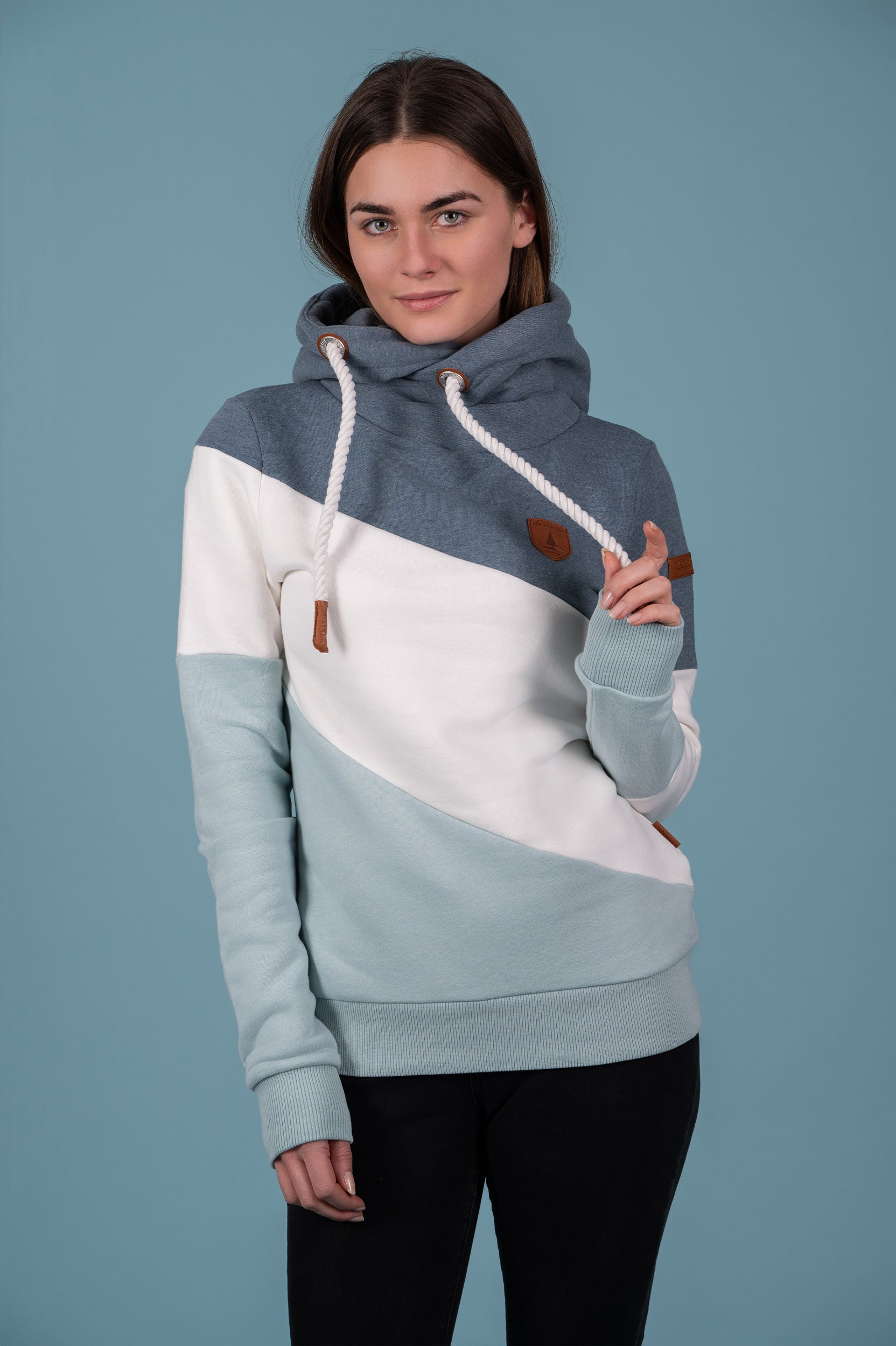 Selene Capri Blue Mix Hoodie Main image