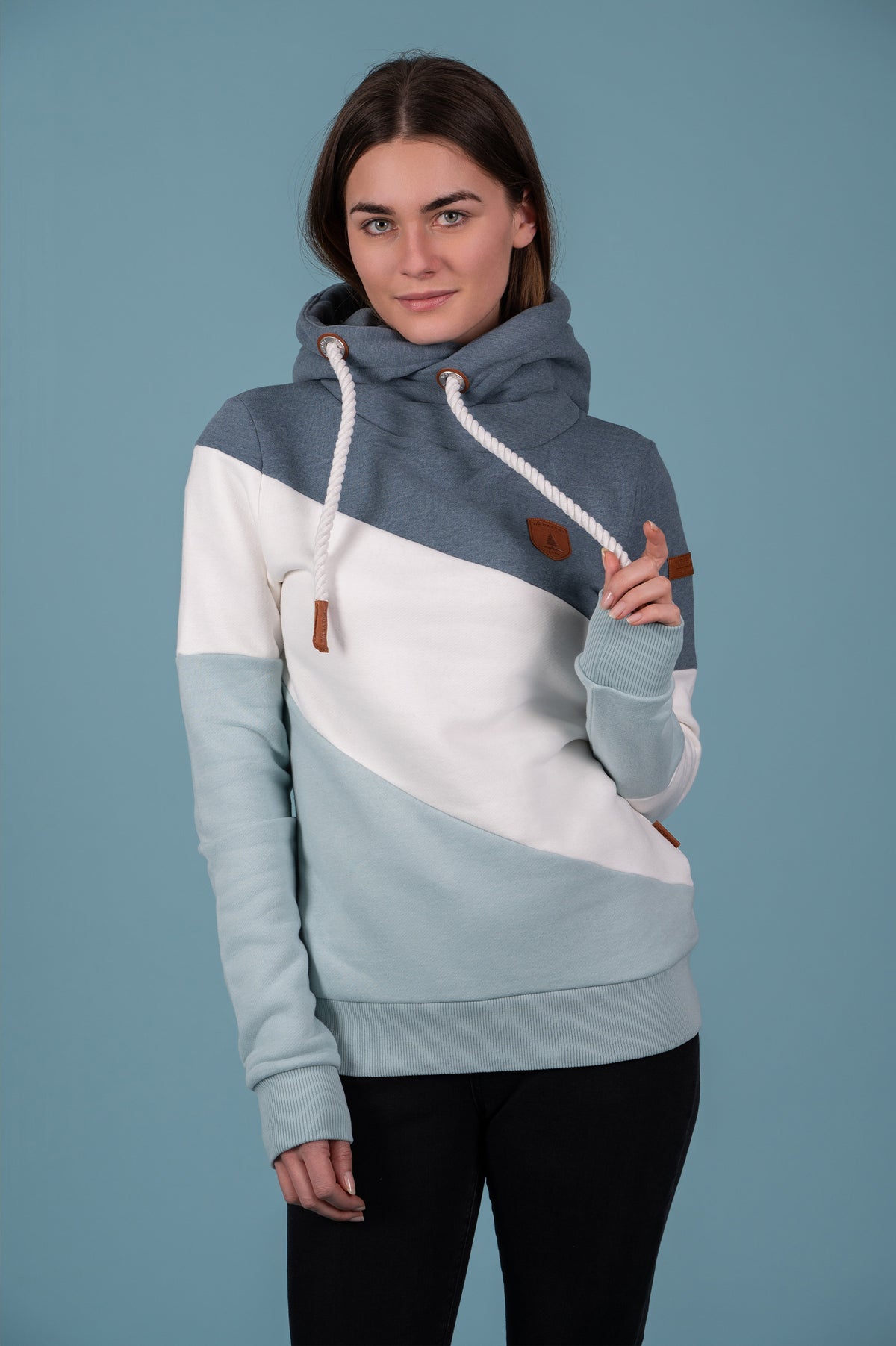 Selene Capri Blue Mix Hoodie