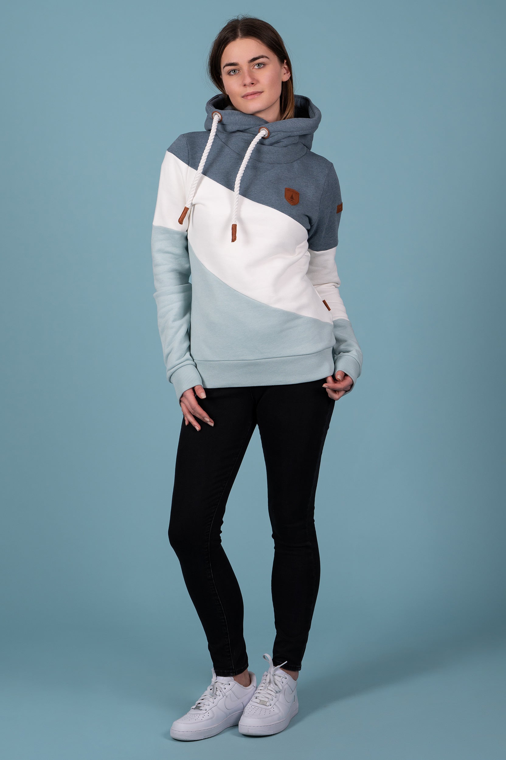 Selene Capri Blue Mix Hoodie Secondary image
