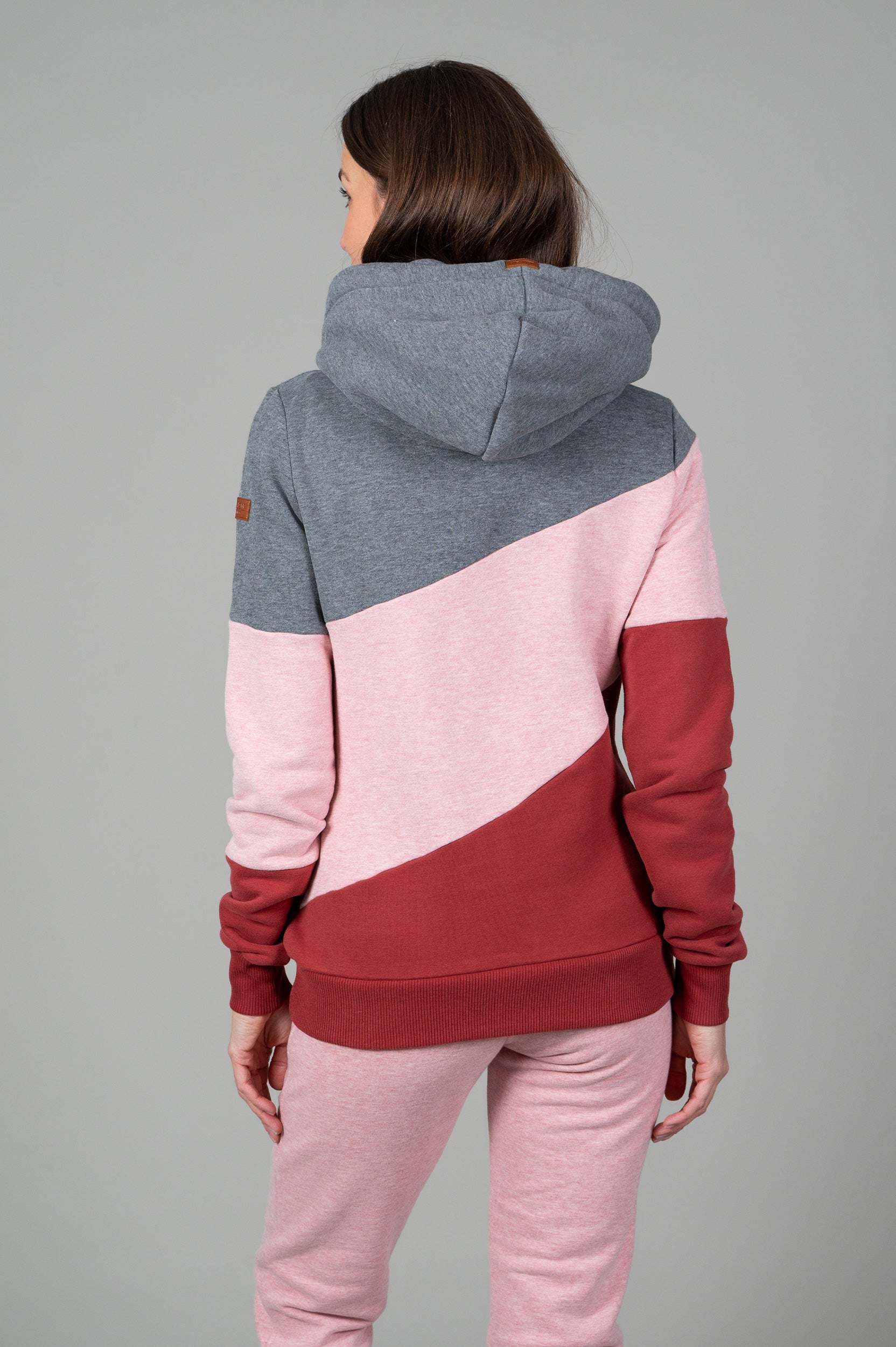 Selene Heather Pink Mix Hoodie