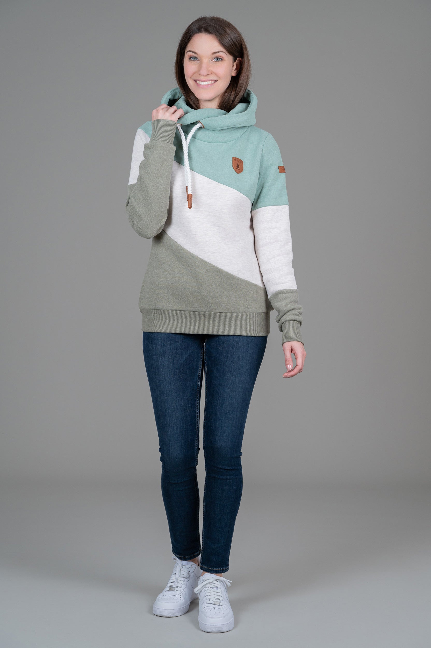 Selene Leaf Green Mix Hoodie