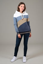 Spira Colorblock Navy Mix Hoodie