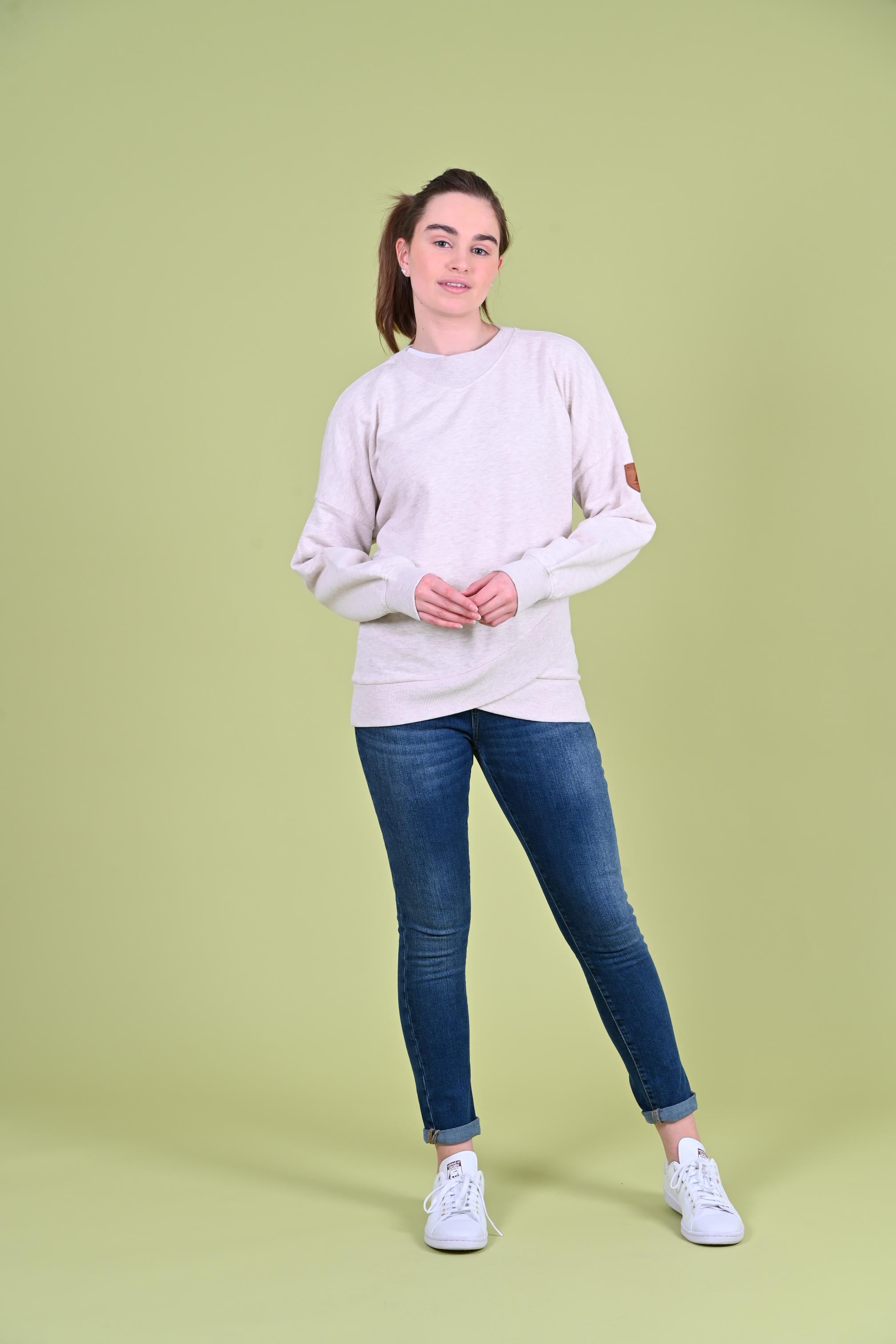 Winnie Tulip Sweatshirt Heather Oatmeal Image secondaire