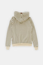 Artemis Oatmeal Vetiver Stripe Hoodie