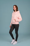 Wanakome women's lux fleece Chimera hoodie in Primrose