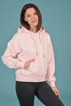 Wanakome women's lux fleece Chimera hoodie in Primrose
