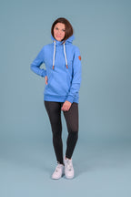 Wanakome women's Cassy pullover hoodie in Cobalt