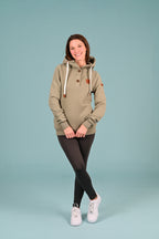 Wanakome women's hoodie half button pullover Jas hoodie in surplus2