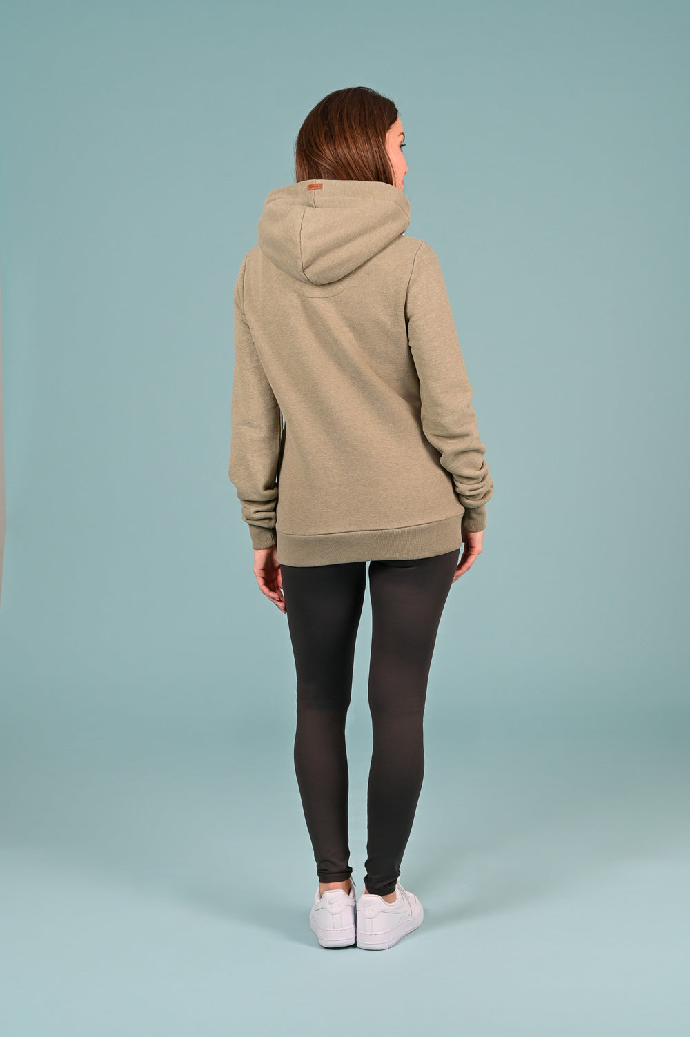 Wanakome women's hoodie half button pullover Jas hoodie in surplus2