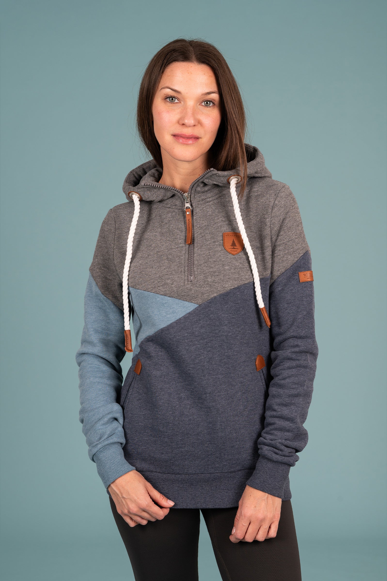 Roxy Petrol Mix Half-Zip Hoodie Main image