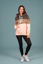 Lucia Printed Hoodie Choco Mix