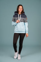 Wawnakome Women's Lucia Print Hoodie in Navy Mix