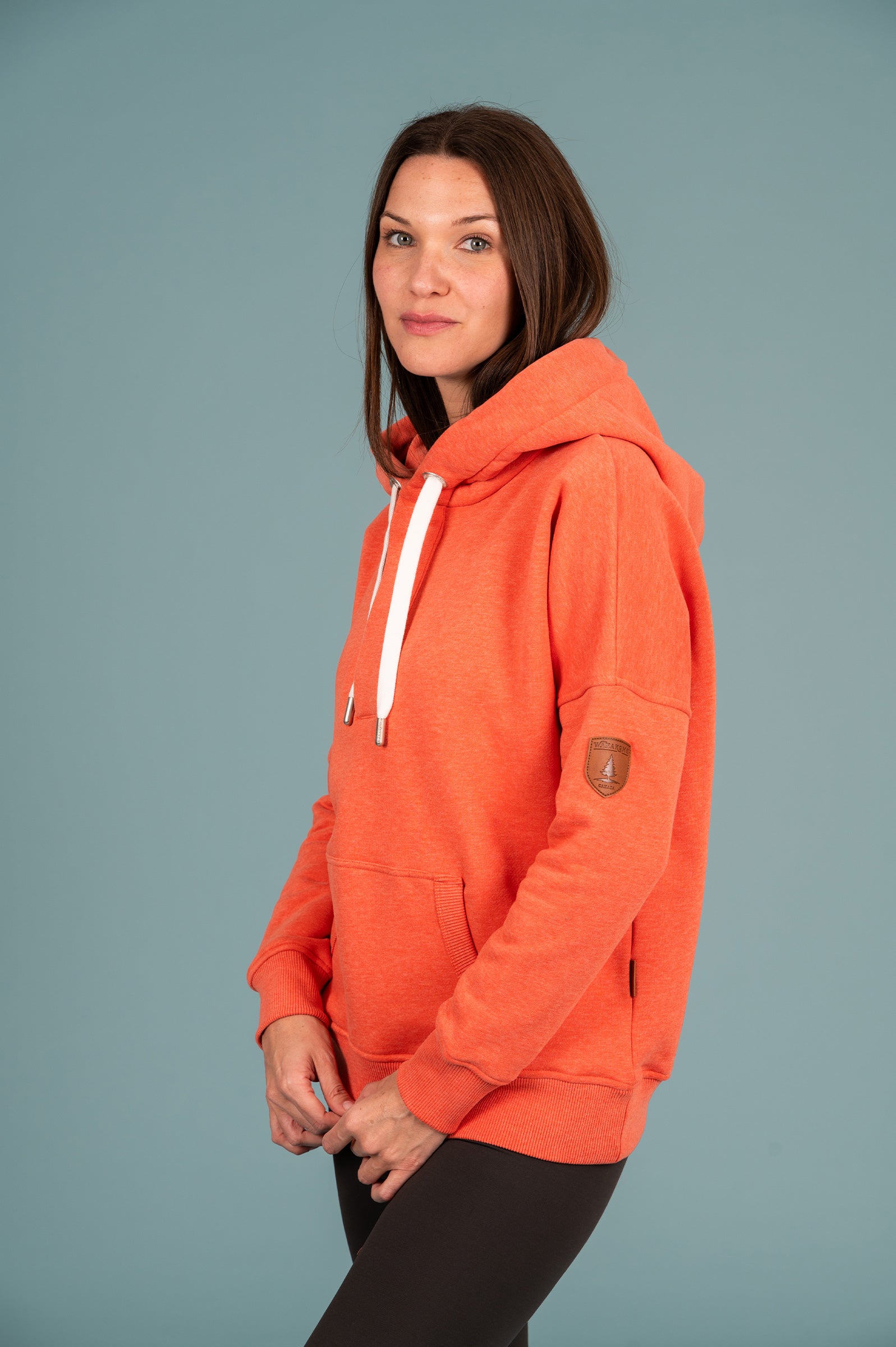 Maia Button-Up Hoodie Sanguine Secondary image