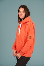 Wanakome Wanakome Women's Maia Button-Up Hoodie in Sanguine
