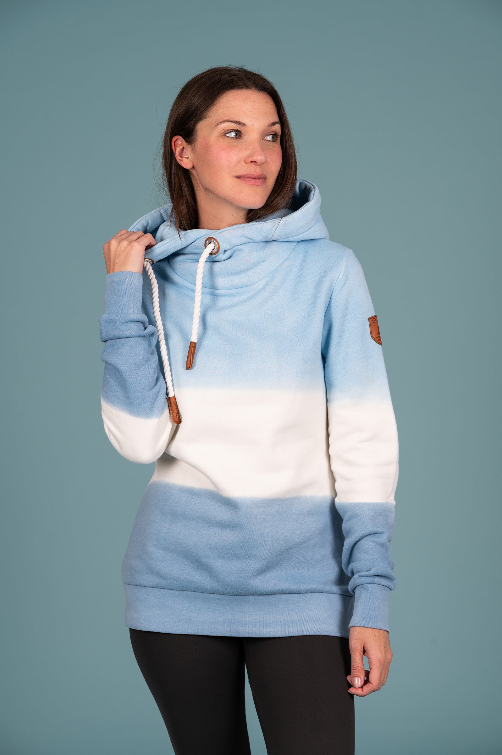 Serena Dip Dye Hoodie Sapphire Mix Main image