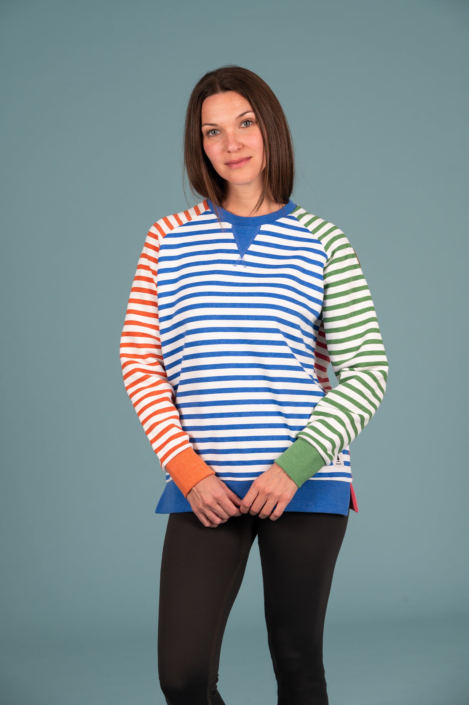 Women's Panna Multi-Stripe Sweatshirt Main image