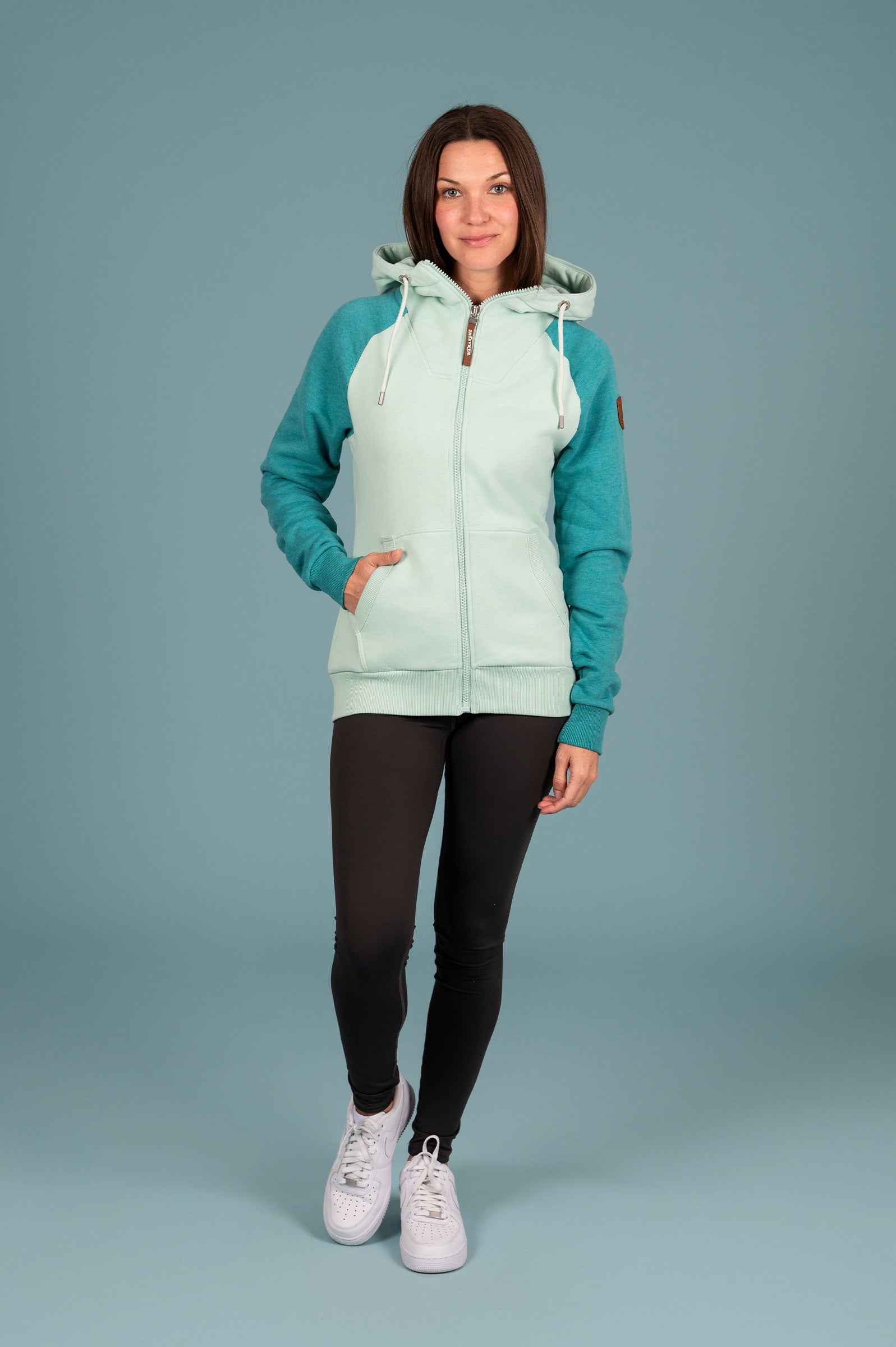 Tori Full-Zip Hoodie Lake Lichen Secondary image
