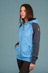 Wanakome Wanakome Women's Zip-Up Hoodie in Navy Sapphire