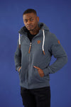 Zeus Charcoal Zip Hoodie