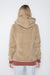 Fay Sherpa Cocoa Snap-Neck Hoodie