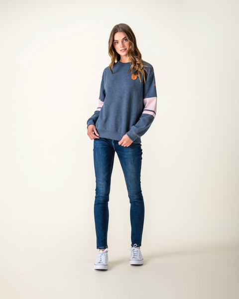 Swallow Navy Sweater