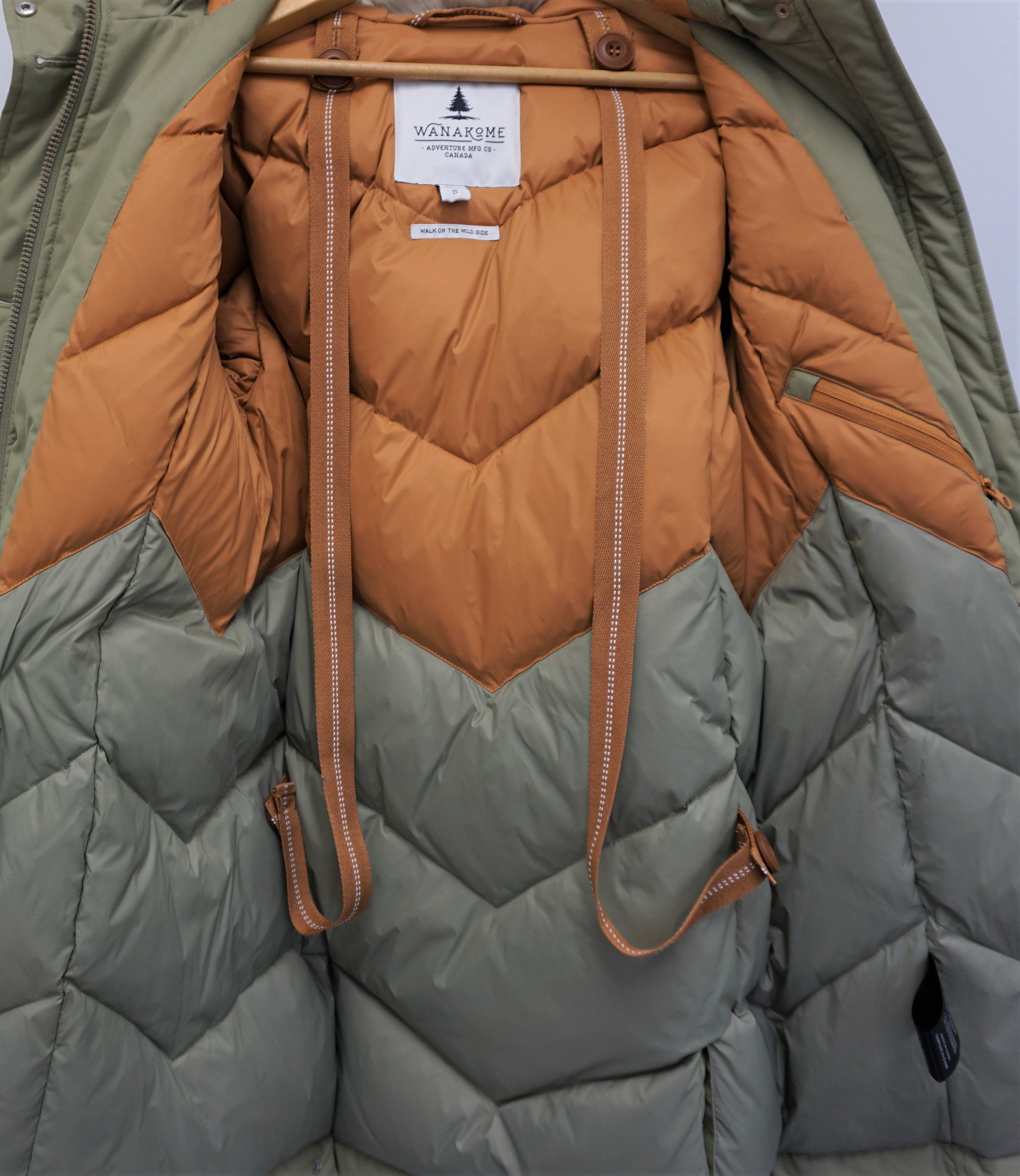Hermione Khaki Parka Secondary image